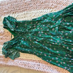 Roller rabbit dress green M